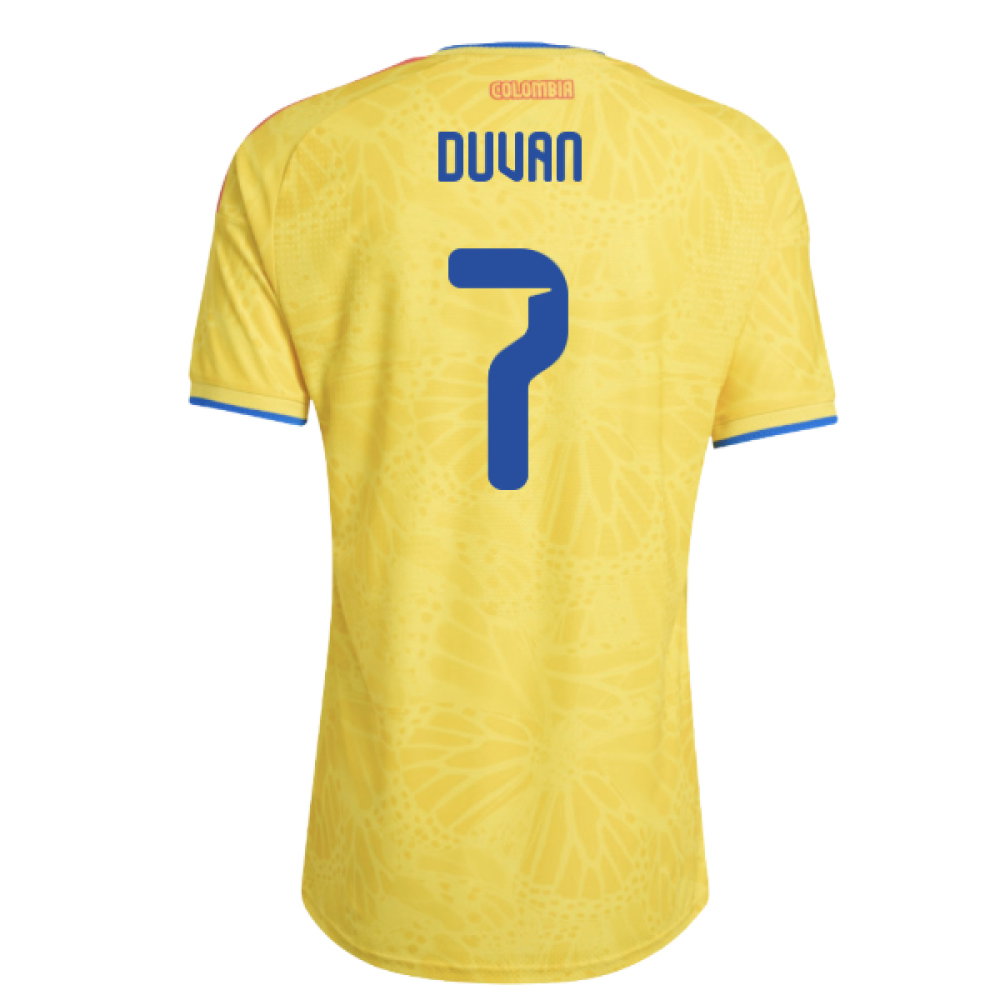2026-2027 Colombia Authentic Home Shirt (Duvan 7)_0