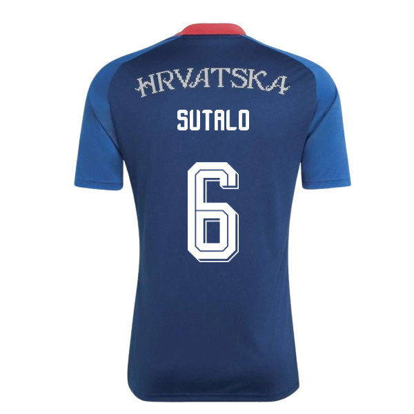 2026-2027 Croatia Away Pre-Match Shirt (Blue) (Sutalo 6)_0