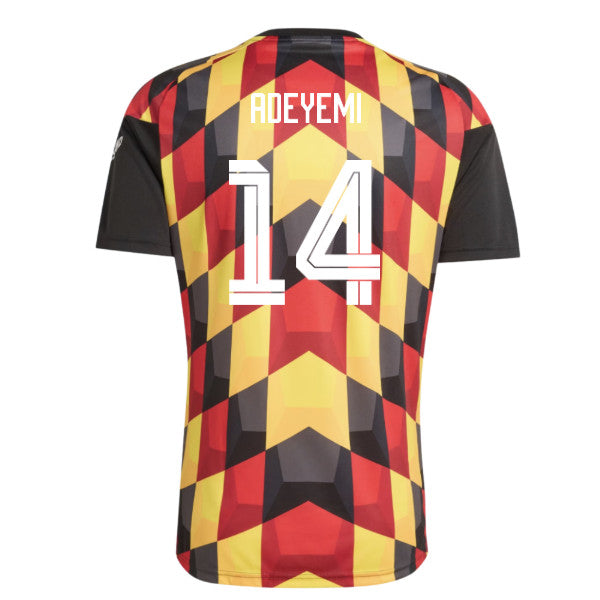 2026-2027 Germany Home Pre-Match Shirt (Black) - Kids (Adeyemi 14)_0