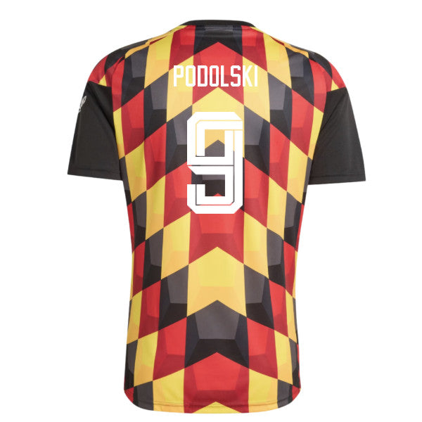2026-2027 Germany Home Pre-Match Shirt (Black) - Kids (Podolski 9)_0