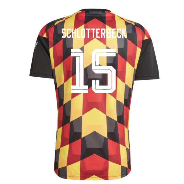 2026-2027 Germany Home Pre-Match Shirt (Black) - Kids (Schlotterbeck 15)_0
