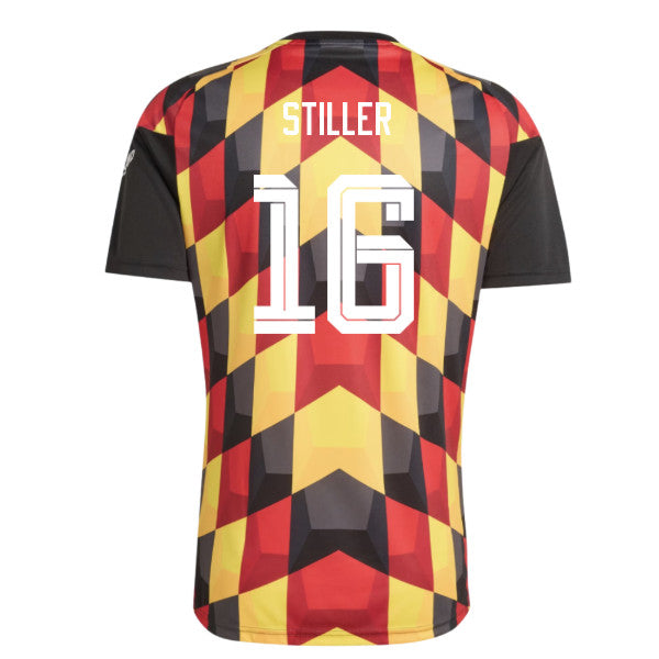 2026-2027 Germany Home Pre-Match Shirt (Black) - Kids (Stiller 16)_0