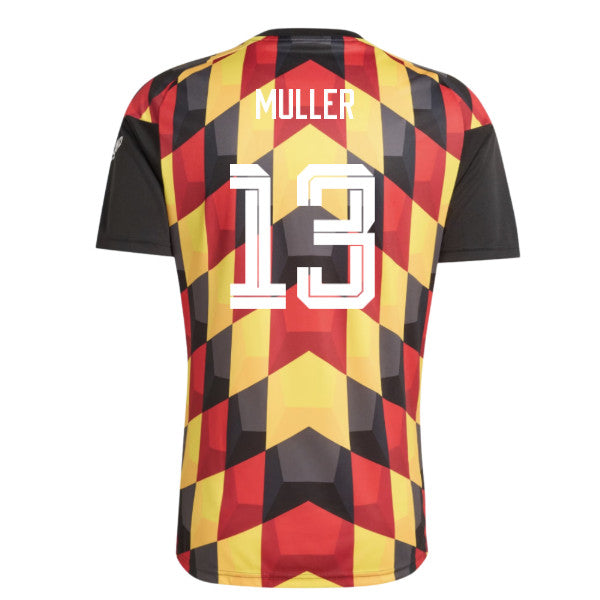 2026-2027 Germany Home Pre-Match Shirt (Black) (Muller 13)_0