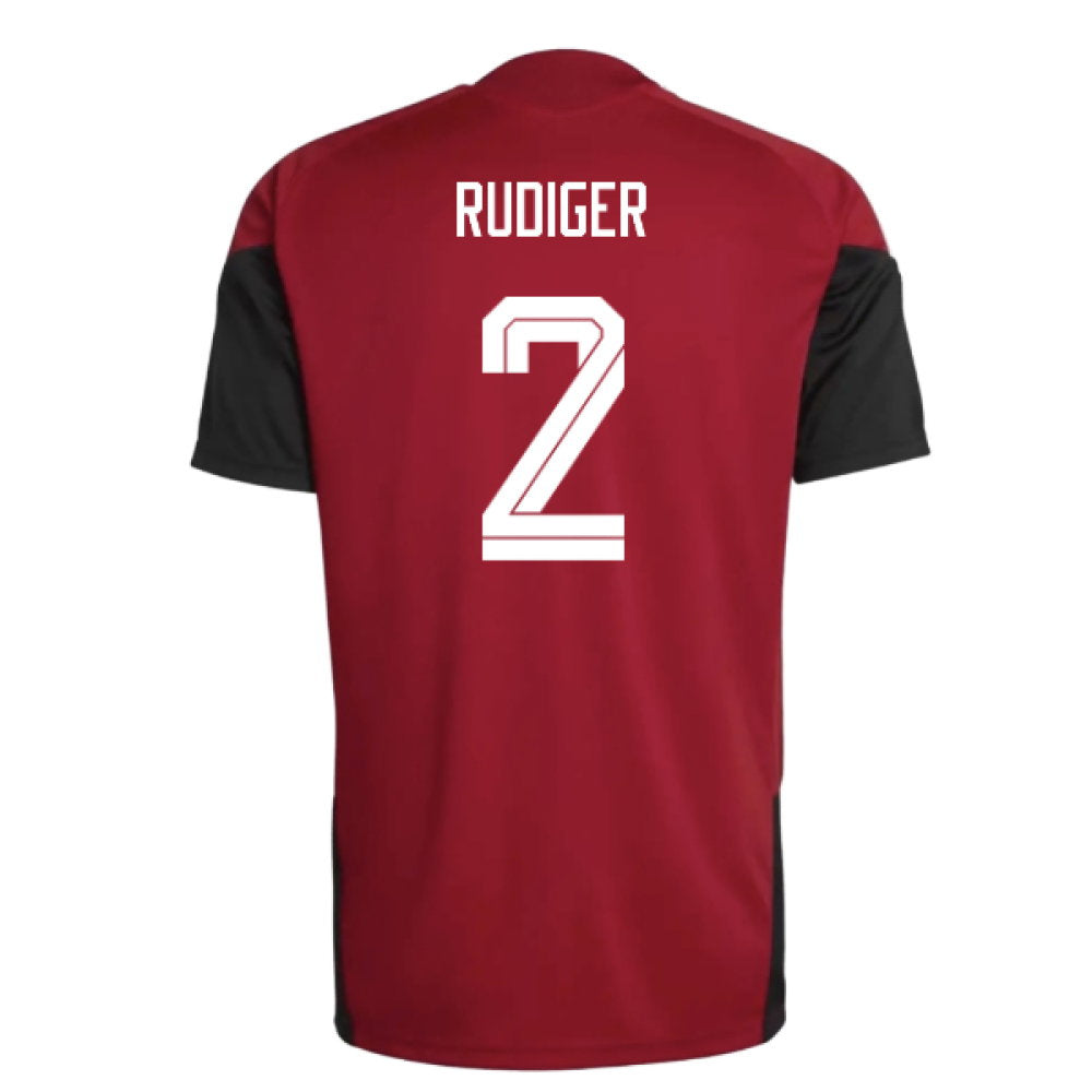 2026-2027 Germany Training Jersey (Red) (Rudiger 2)_0