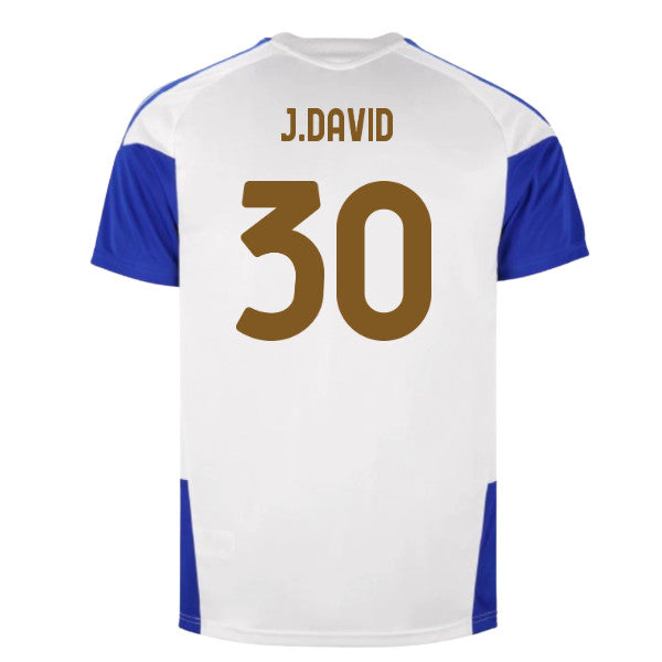 2026-2027 Juventus Training Jersey (Chalk White) (J.David 30)_0