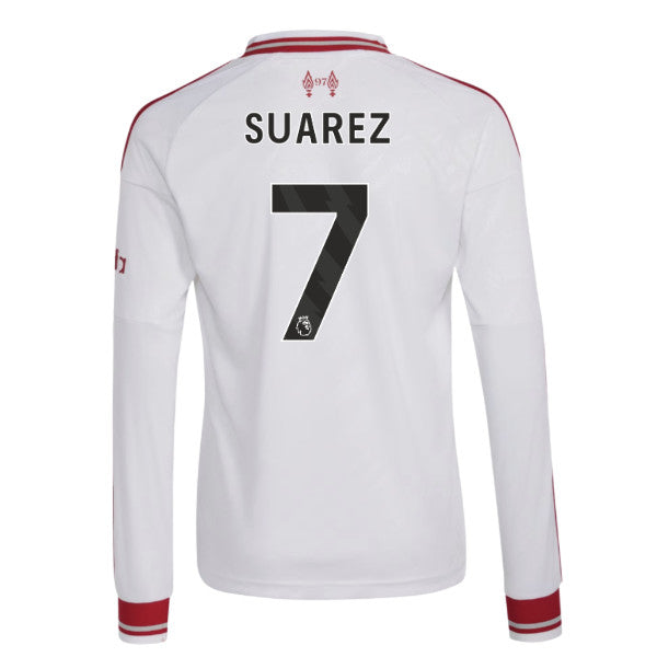 2026-2027 Liverpool Long Sleeve Away Shirt (Kids) (Suarez 7)_0