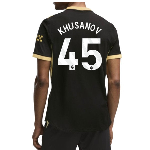 2026-2027 Man City Authentic Away Shirt (Khusanov 45)_0
