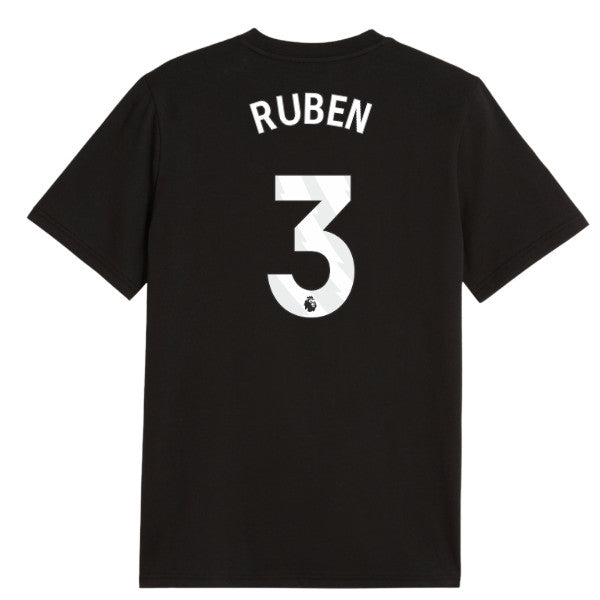 2026-2027 Man City FtblCulture Tee (Black) - Kids (Ruben 3)_0