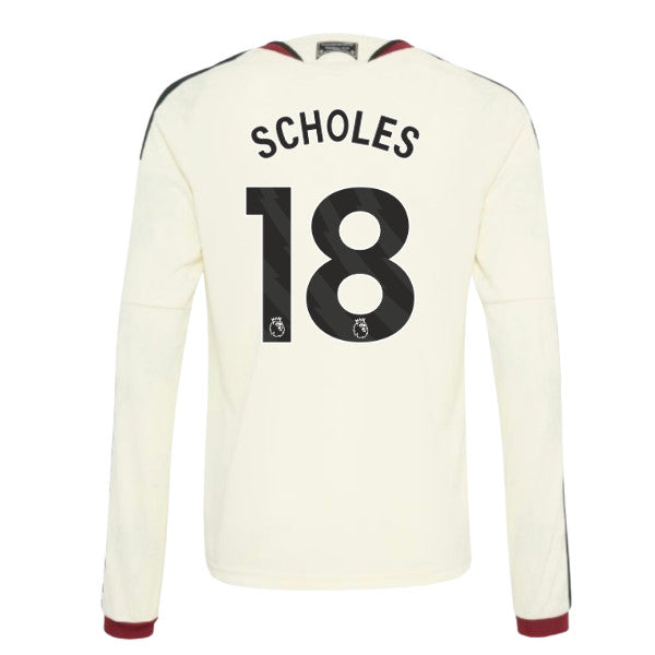 2026-2027 Man Utd Third Long Sleeve Shirt (Kids) (Scholes 18)_0