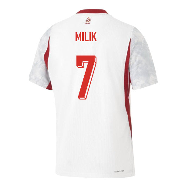 2026-2027 Poland Authentic Home Shirt (Milik 7)_0