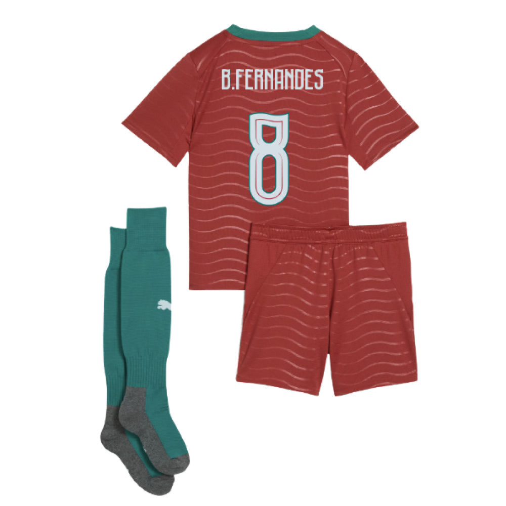 2026-2027 Portugal Home Mini Kit (B.Fernandes 8)_0
