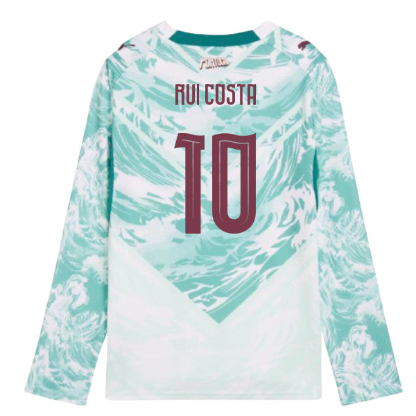 2026-2027 Portugal Long Sleeve Away Shirt (Kids) (Rui Costa 10)_0