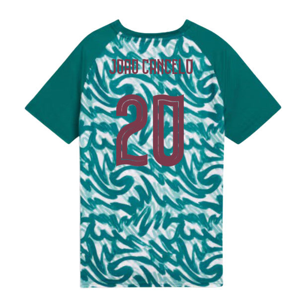 2026-2027 Portugal Warm Up Jersey (Green) - Kids (Joao Cancelo 20)_0