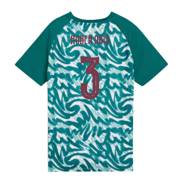2026-2027 Portugal Warm Up Jersey (Green) - Kids (Ruben Dias 3)_0
