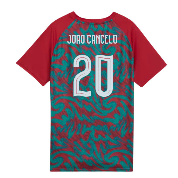 2026-2027 Portugal Warm Up Jersey (Red) - Kids (Joao Cancelo 20)_0