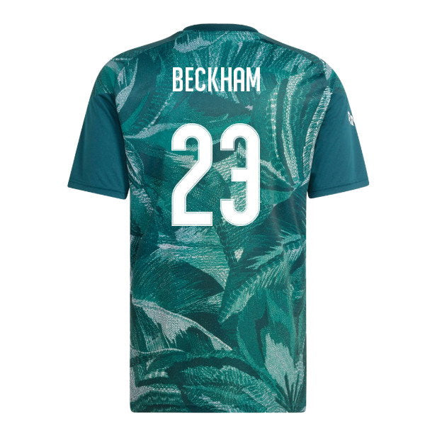 2026-2027 Real Madrid Pre-Match Shirt (Aurora Ivy) (Beckham 23)_0
