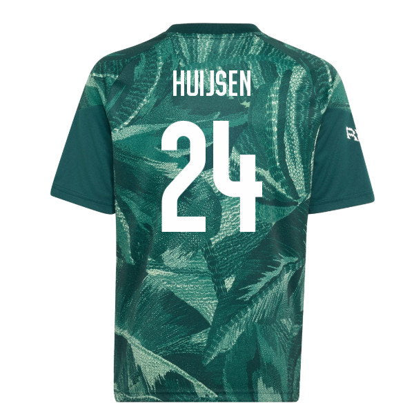 2026-2027 Real Madrid Pre-Match Shirt (Aurora Ivy) - Kids (Huijsen 24)_0