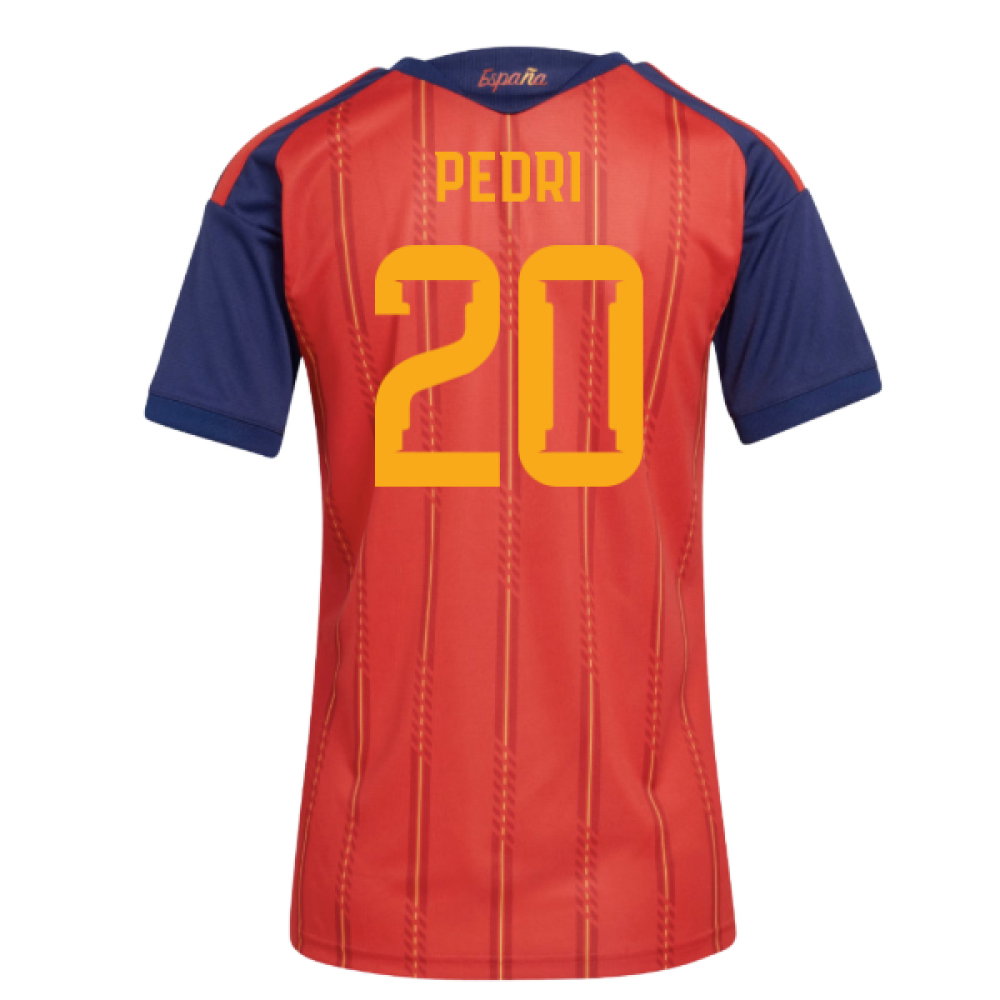 2026-2027 Spain Home Shirt (Womens) (Pedri 20)_0