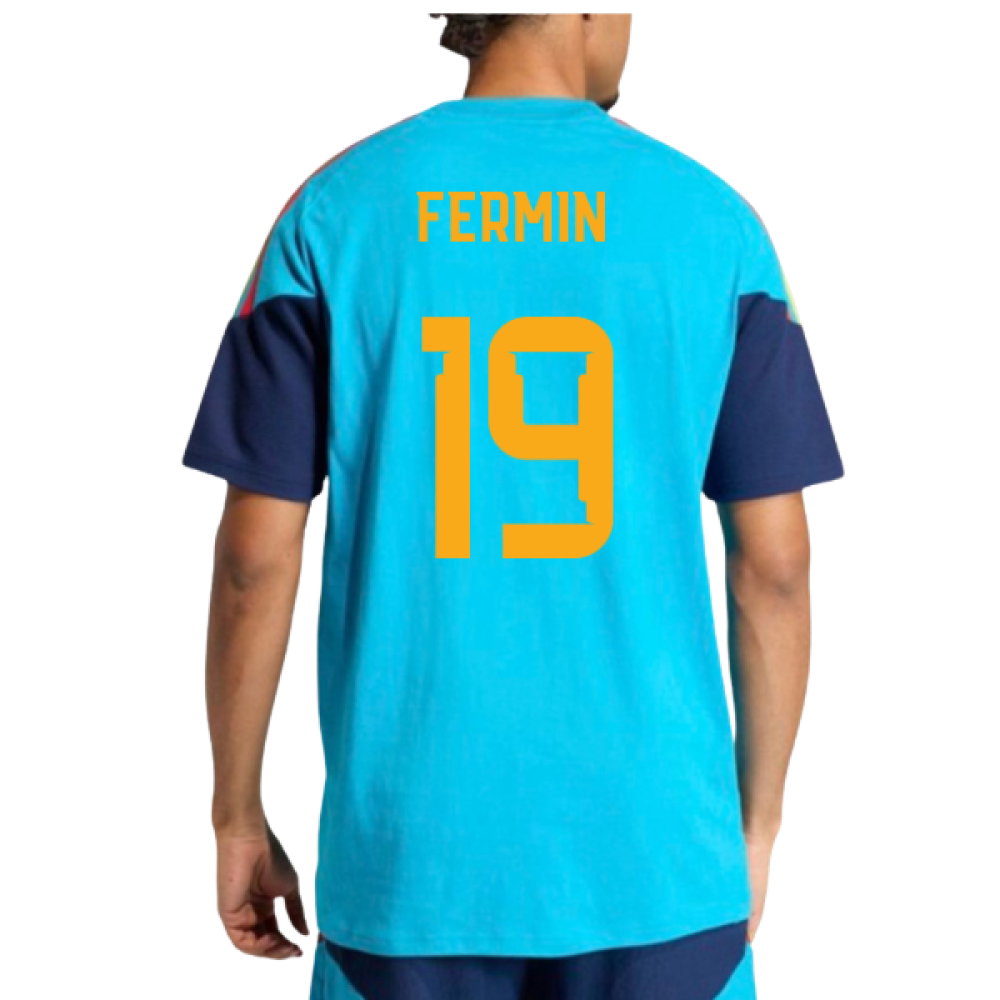2026-2027 Spain Training Tee (Bold Aqua) (Fermin 19)_0