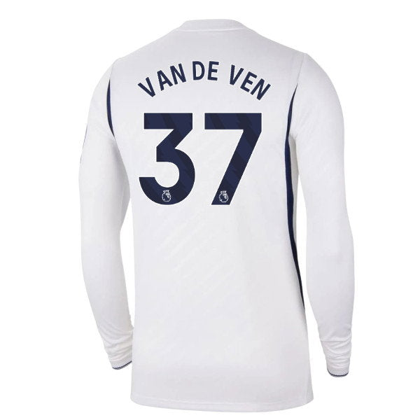 2026-2027 Tottenham Long Sleeve Home Shirt (Van De Ven 37)_0