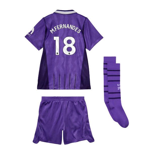 2026-2027 Tottenham Third Little Boys Mini Kit (M.Fernandes 18)_0