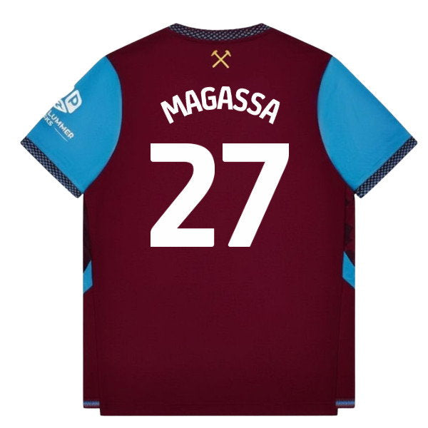 2026-2027 West Ham Authentic Home Shirt (Magassa 27)_0