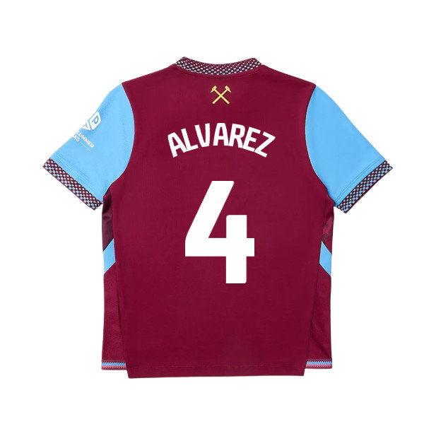 2026-2027 West Ham Home Shirt (Kids) (Alvarez 4)_0