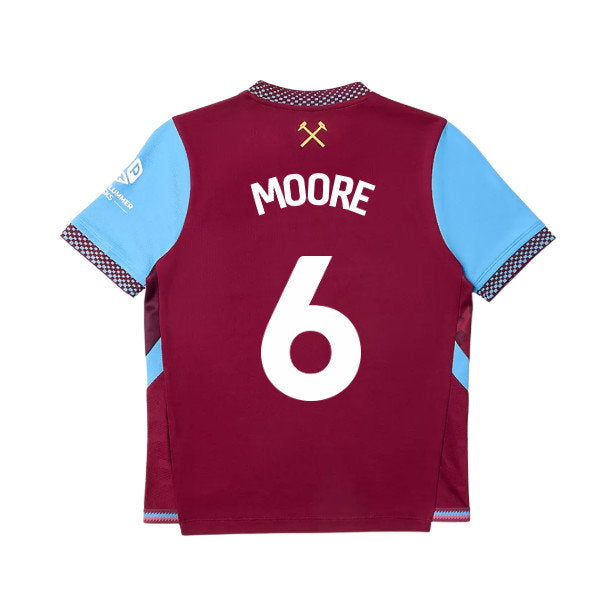 2026-2027 West Ham Home Shirt (Kids) (Moore 6)_0