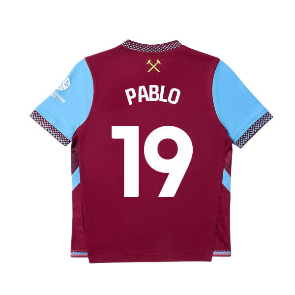 2026-2027 West Ham Home Shirt (Kids) (Pablo 19)_0