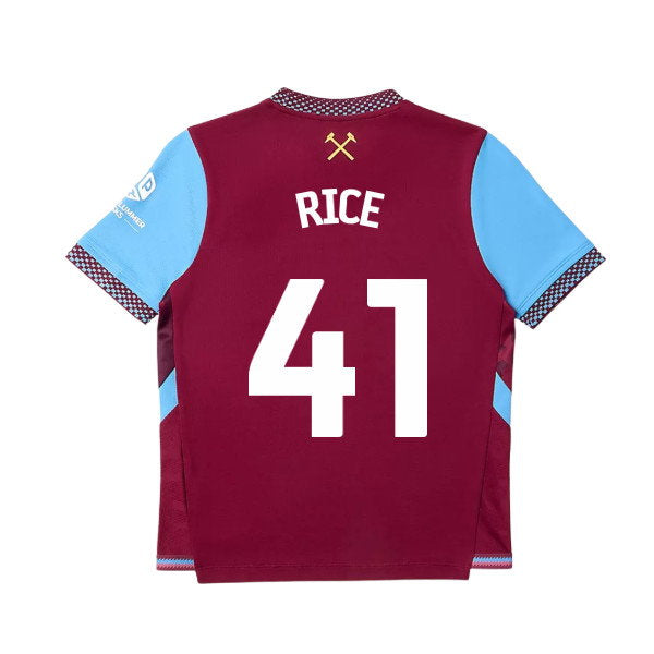 2026-2027 West Ham Home Shirt (Kids) (Rice 41)_0