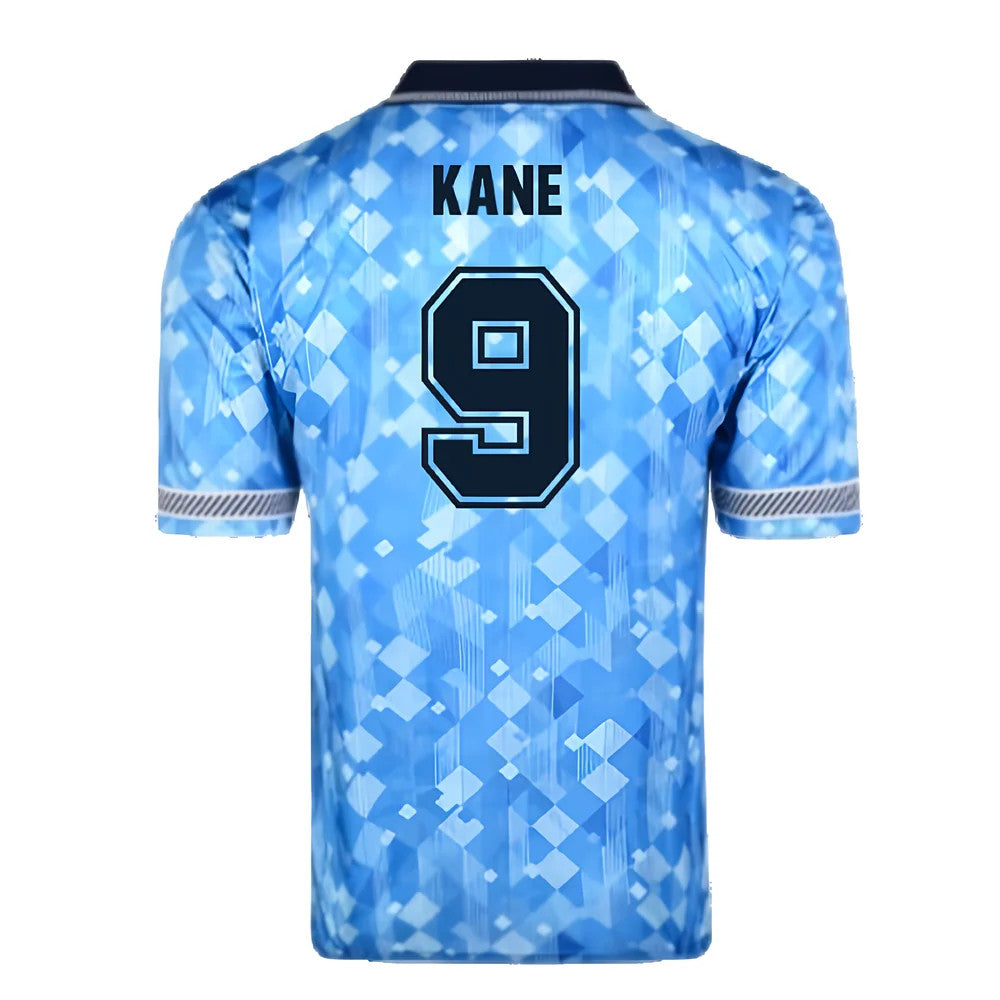 Score Draw England 1990 Third World Cup Finals Retro Football Shirt (Kane 9)_2