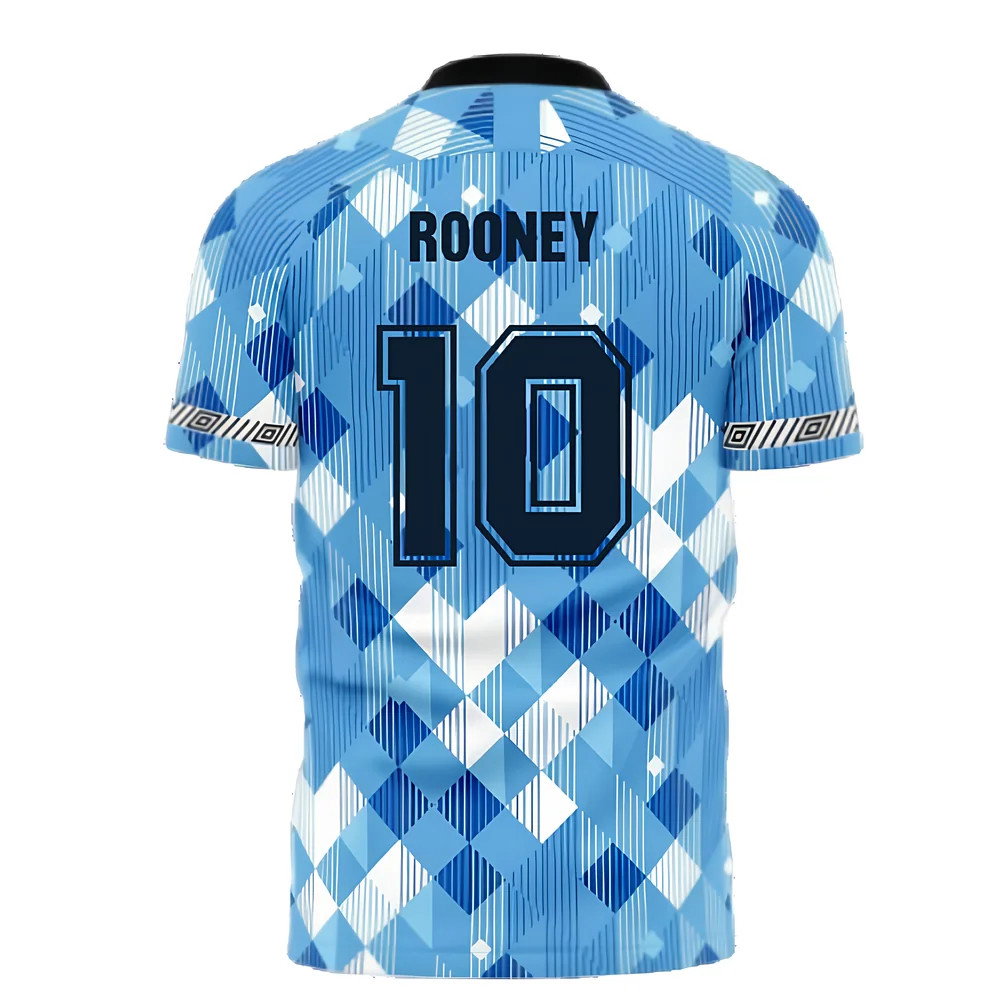 England 1990 Third Concept Football Shirt (Libero) (Rooney 10)_2