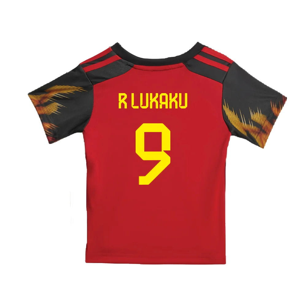 2022-2023 Belgium Home Baby Kit (R LUKAKU 9)_2