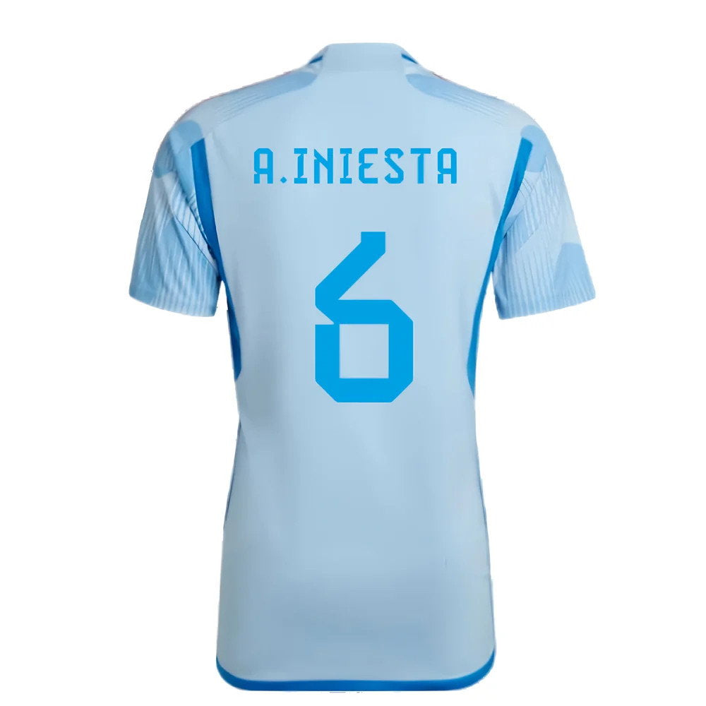 2022-2023 Spain Away Shirt (A.Iniesta 6)_2