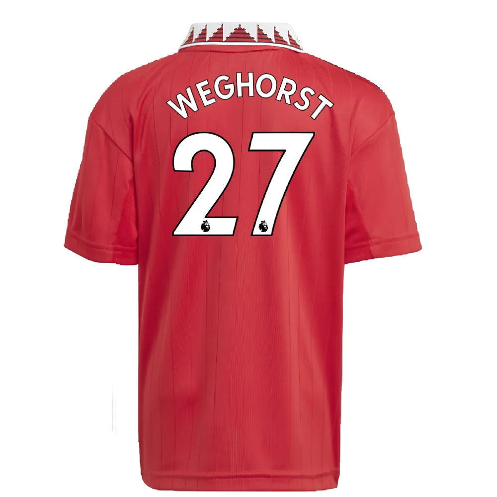 2022-2023 Man Utd Home Mini Kit (Weghorst 27)_2