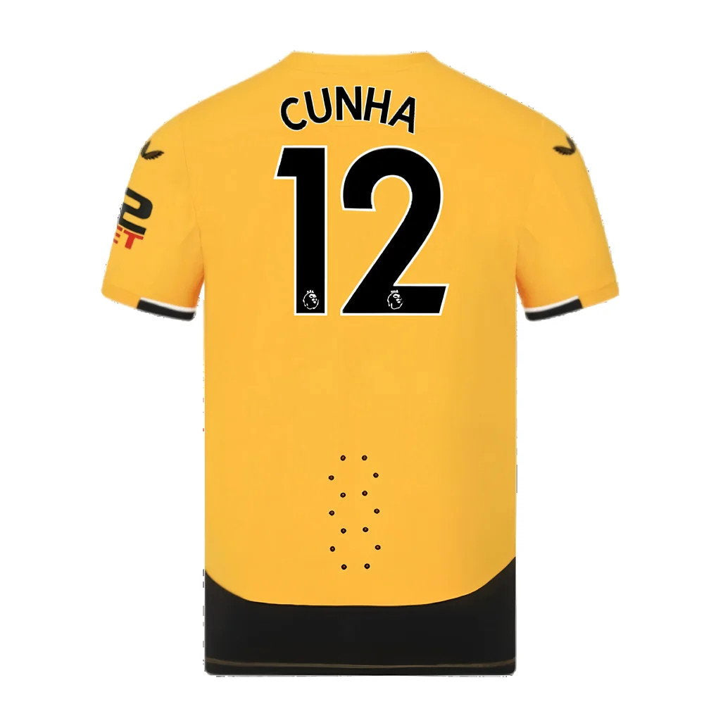 2022-2023 Wolves Home Pro Jersey (Cunha 12)_2