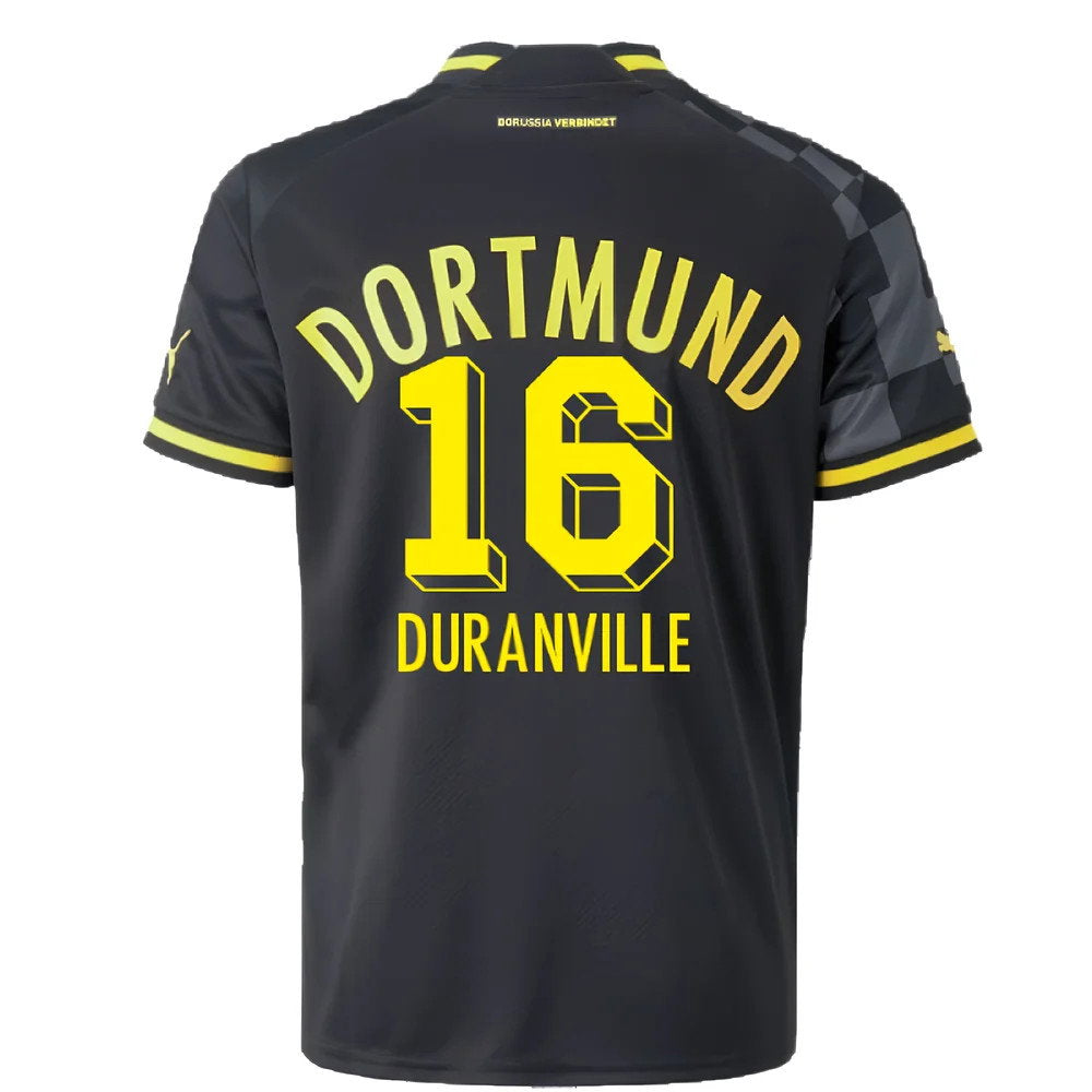 2022-2023 Borussia Dortmund Away Shirt (Kids) (Duranville 16)_2
