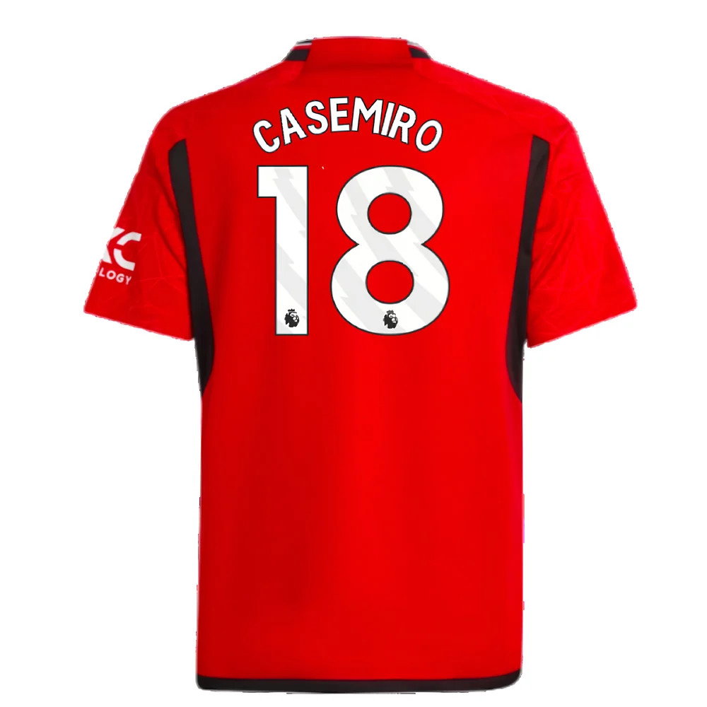 2023-2024 Man Utd Home Shirt (Kids) (Casemiro 18)_2