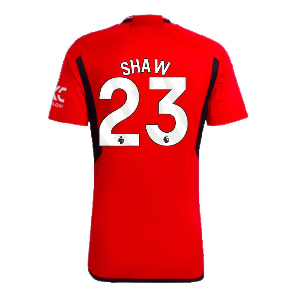 2023-2024 Man Utd Home Shirt (Shaw 23)_2