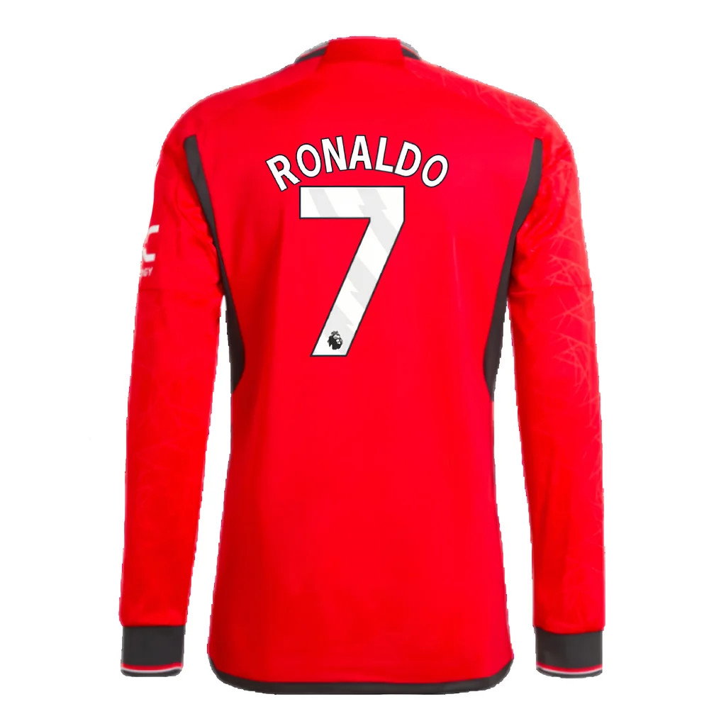 2023-2024 Man Utd Long Sleeve Home Shirt (Ronaldo 7)_2
