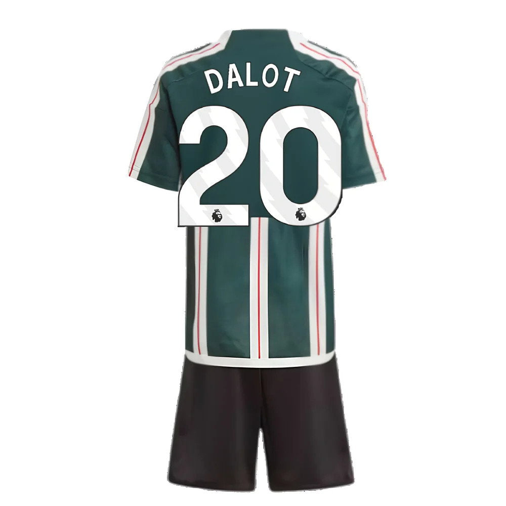2023-2024 Man Utd Away Mini Kit (Dalot 20)_2