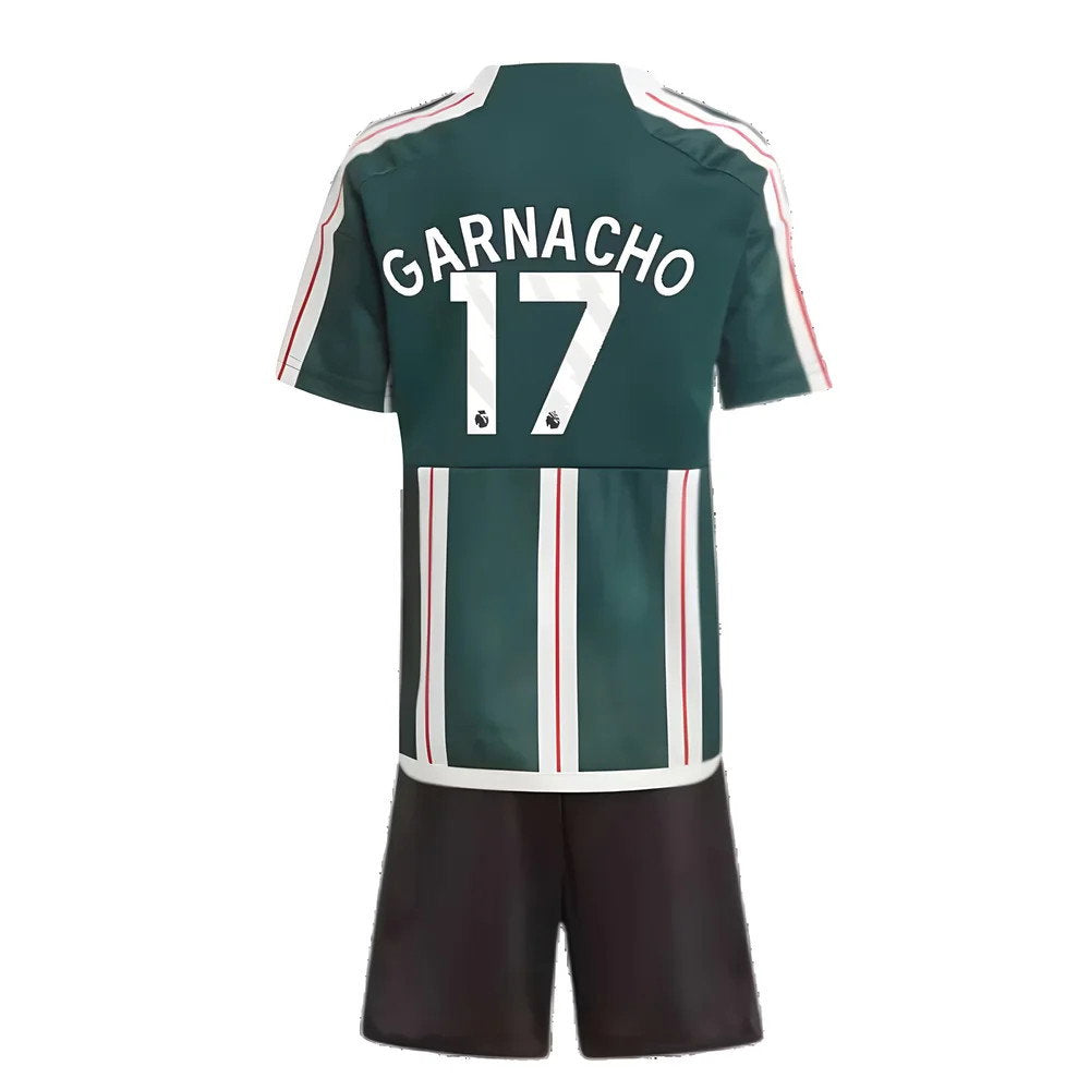 2023-2024 Man Utd Away Mini Kit (Garnacho 17)_2