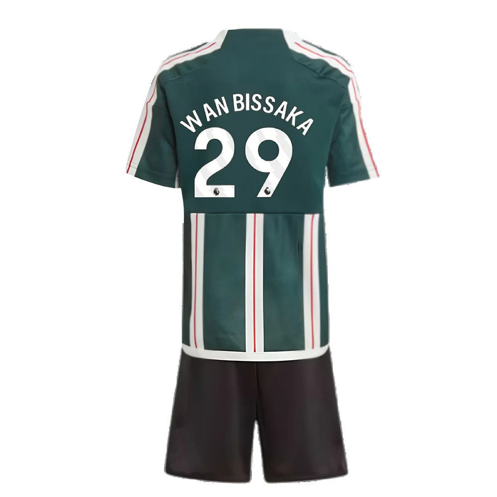 2023-2024 Man Utd Away Mini Kit (Wan Bissaka 29)_2