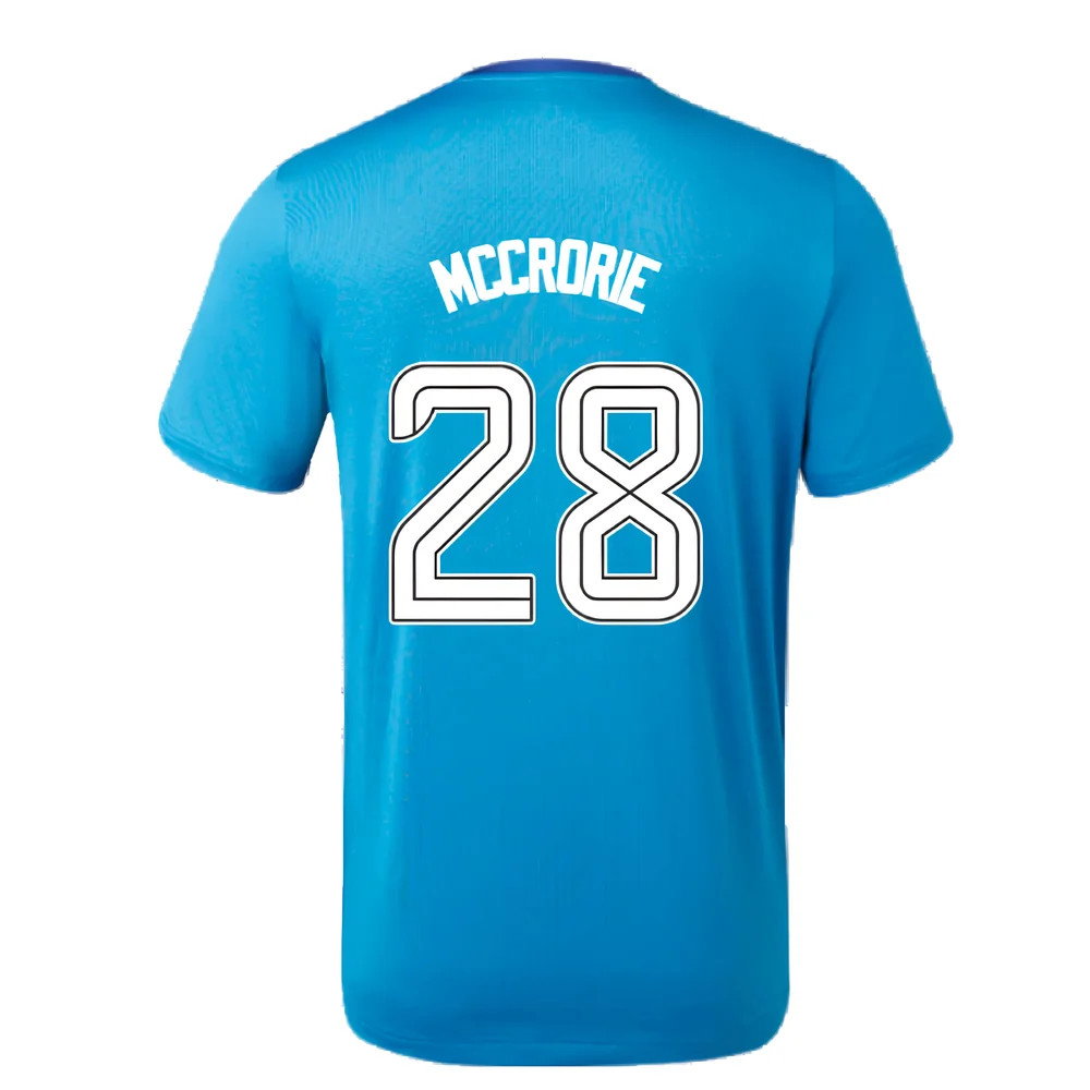 2023-2024 Rangers Players Training Tee (Deep Water) (McCrorie 28)_2