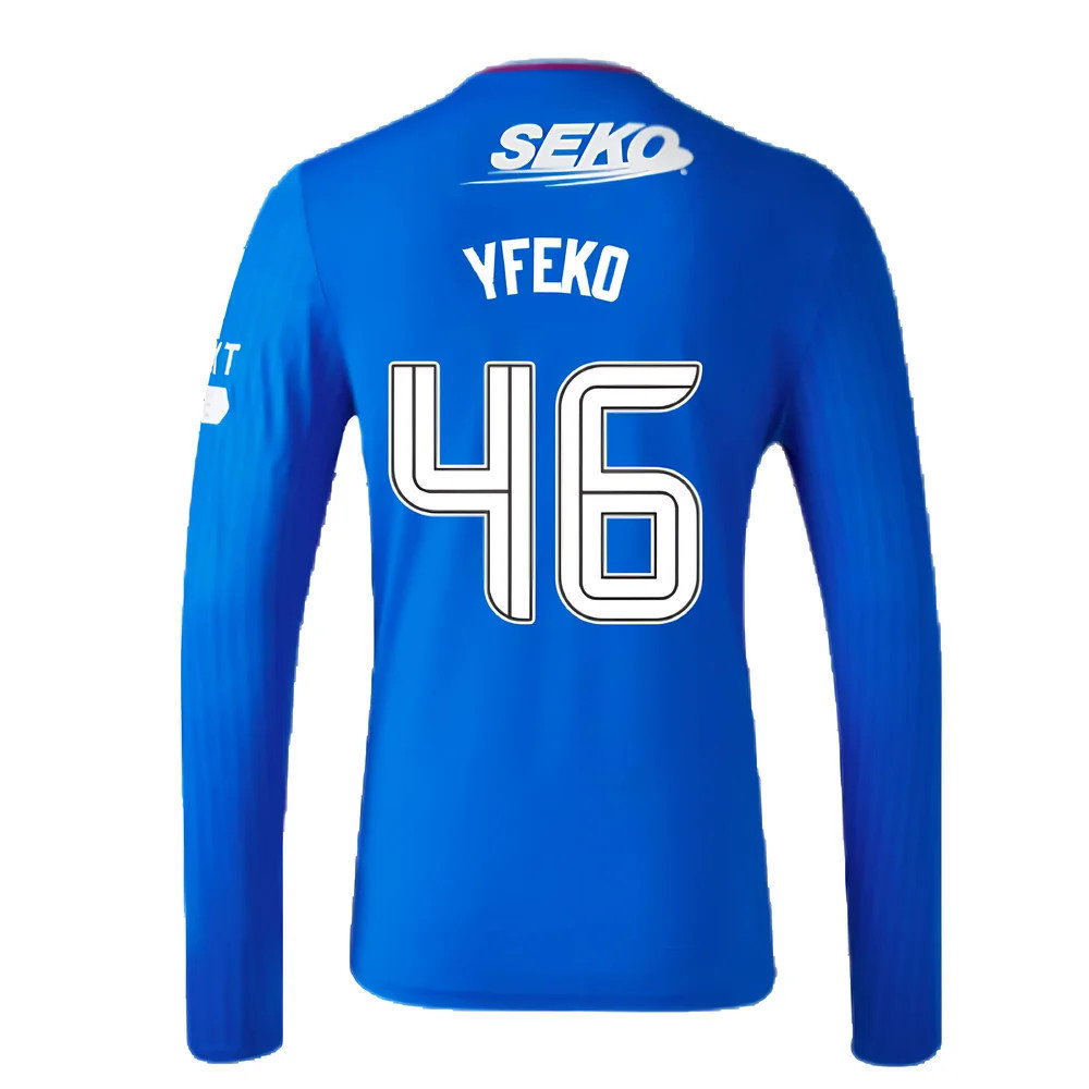 2023-2024 Rangers Long Sleeve Home Shirt (Yfeko 46)_2