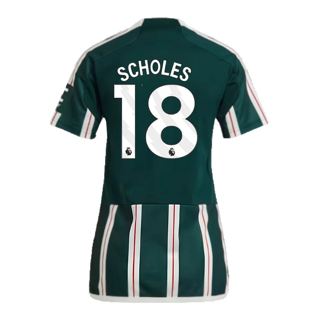 2023-2024 Man Utd Away Shirt (Ladies) (Scholes 18)_2
