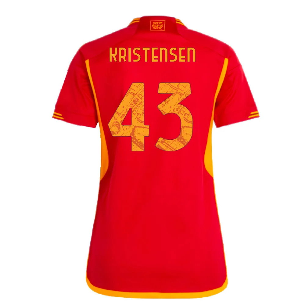 2023-2024 Roma Home Shirt (Ladies) (KRISTENSEN 43)_2