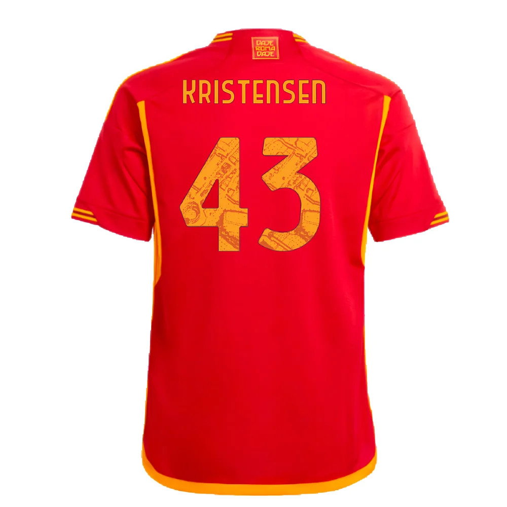2023-2024 Roma Home Shirt (Kids) (KRISTENSEN 43)_2