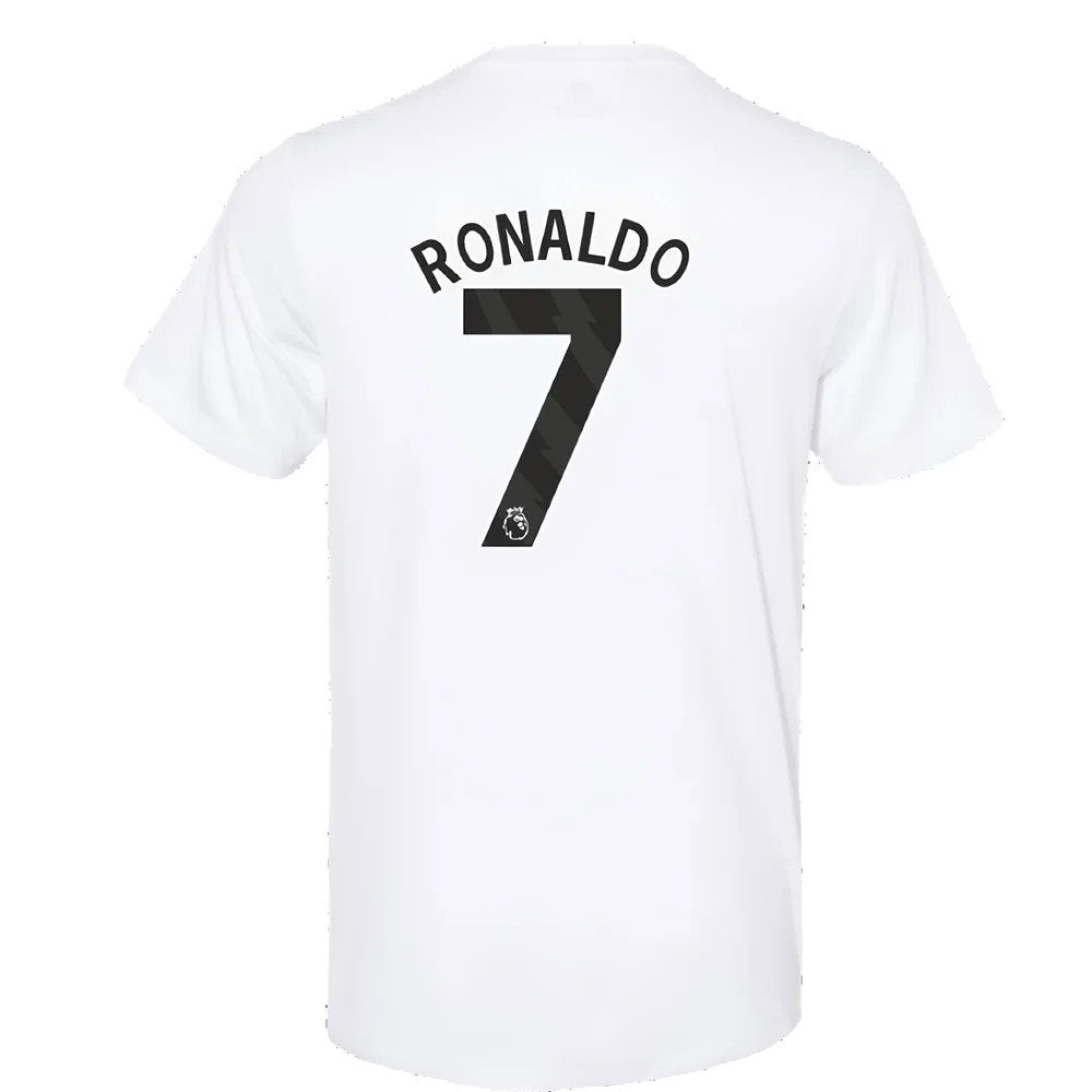 2023-2024 Man Utd Training Tee (White) (Ronaldo 7)_2