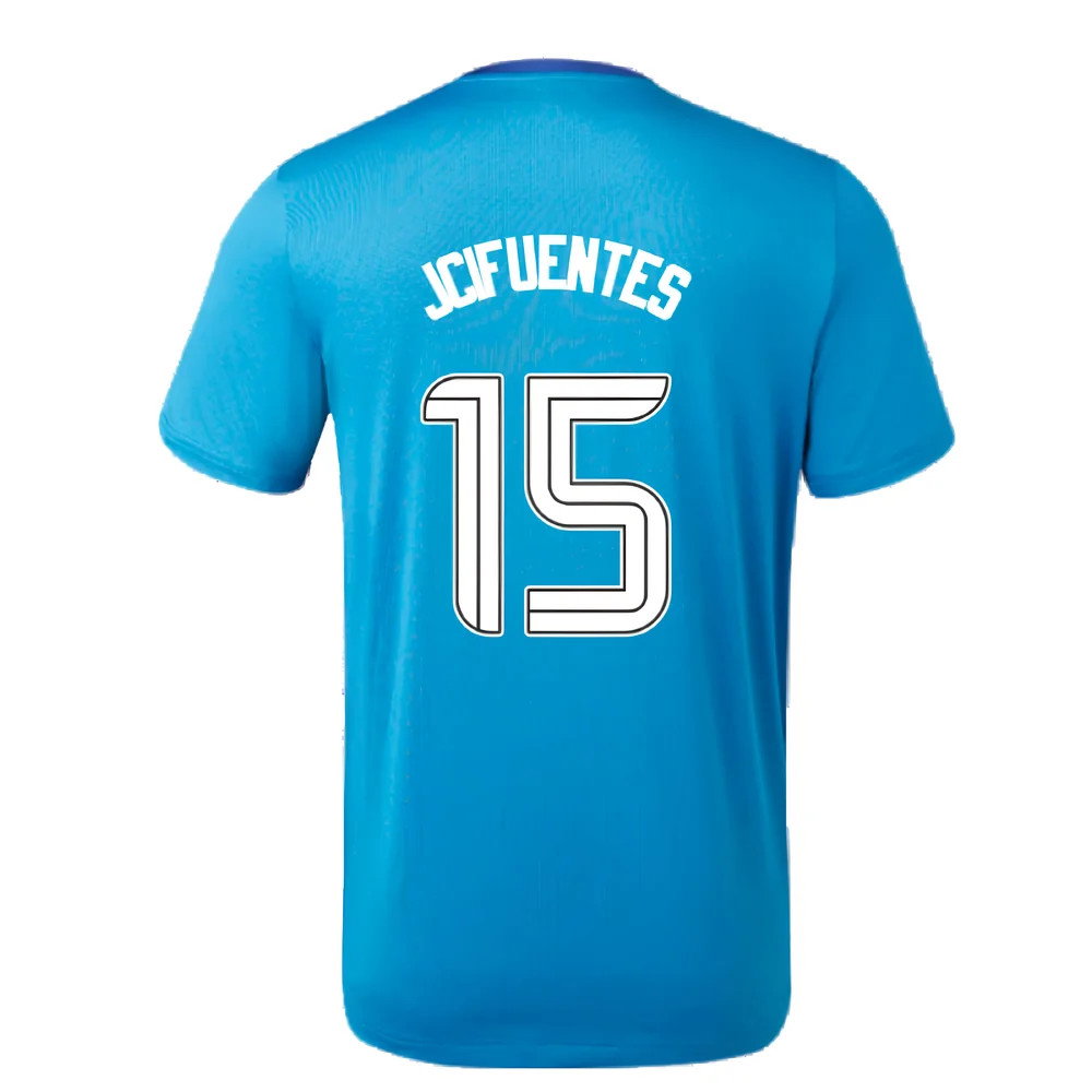2023-2024 Rangers Players Training Tee (Deep Water) (J Cifuentes 15)_2